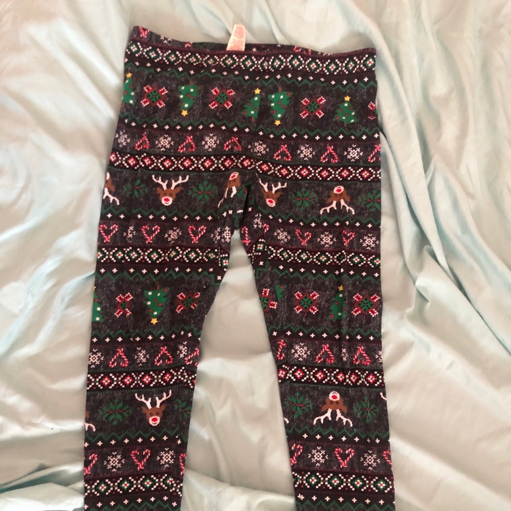 Faded glory Christmas leggings
